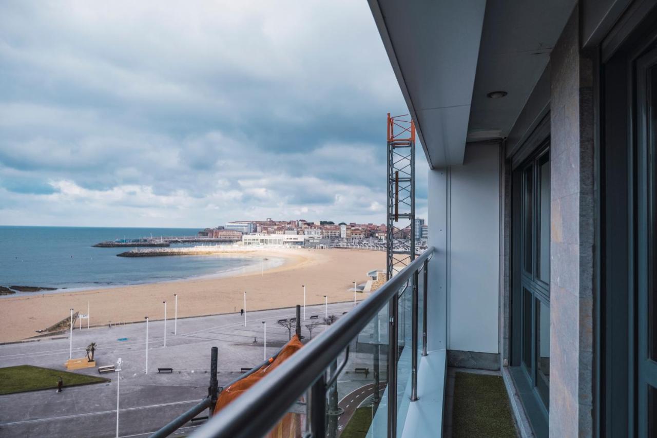 El Sexto De La Playa + Parking Gratis Apartment Gijon Ngoại thất bức ảnh